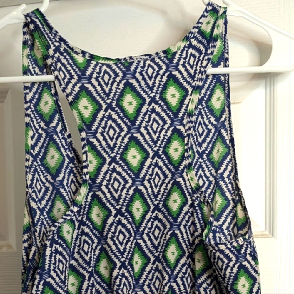 Moonlight Racerback Geometric Patterned Dress - Picture 5 of 5